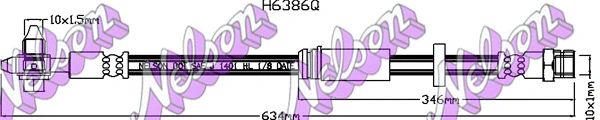 Flexible de frein KAWE H6386Q
