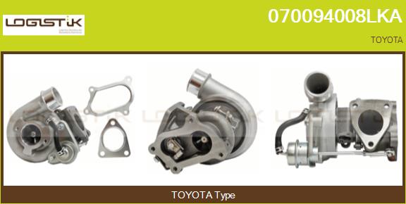 Turbocompresseur, suralimentation LGK 070094008LKA