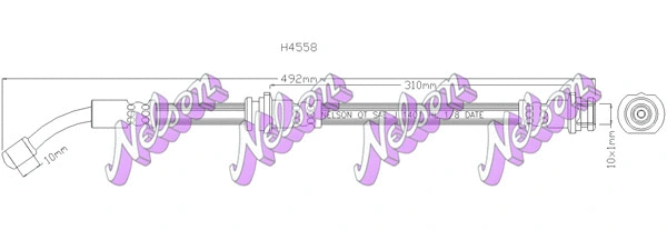 Flexible de frein KAWE H4558