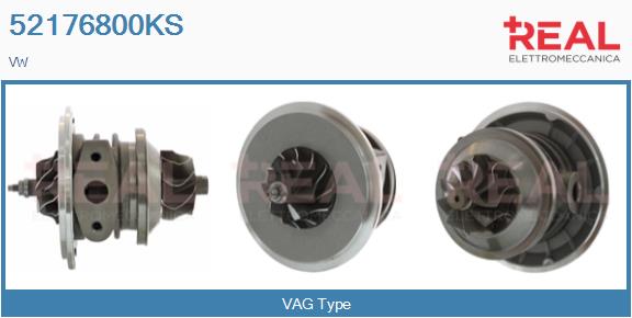 Groupe carter, turbocompresseur REAL 52176800KS