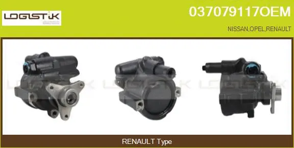 Pompe hydraulique, direction LGK 037079117OEM