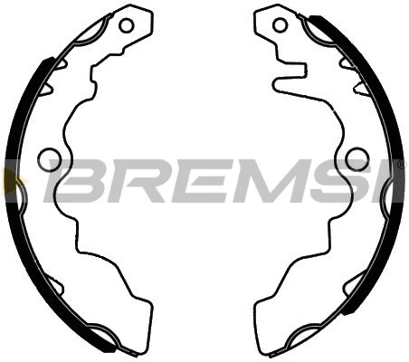 Jeu de mâchoires de frein BREMSI GF0518