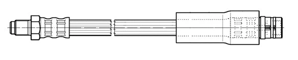 Flexible de frein CEF 512634