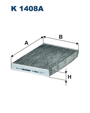 Filtre, air de l'habitacle FILTRON K 1408A