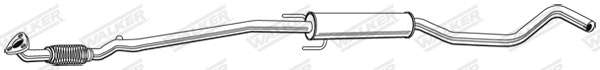 Silencieux central WALKER 22474