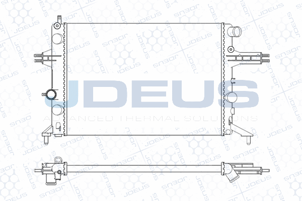 Radiateur, refroidissement du moteur JDEUS M-0200760