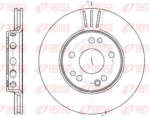 Disque de frein REMSA 6318.10