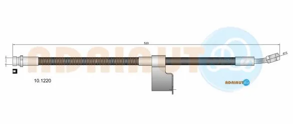 Flexible de frein ADRIAUTO 10.1220