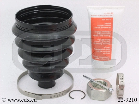 Jeu de joints-soufflets, arbre de commande CDX 22-9210