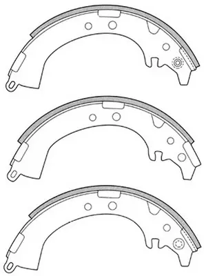 Jeu de mâchoires de frein FIT FT1195