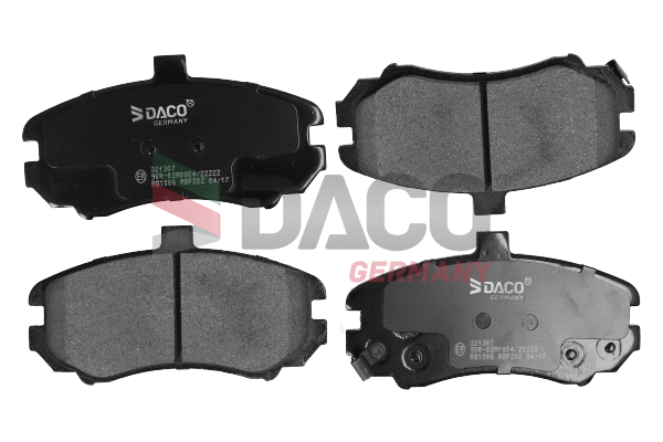 Kit de plaquettes de frein, frein à disque DACO Germany 321307
