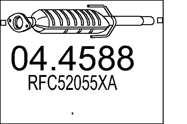 Catalyseur MTS 04.4588