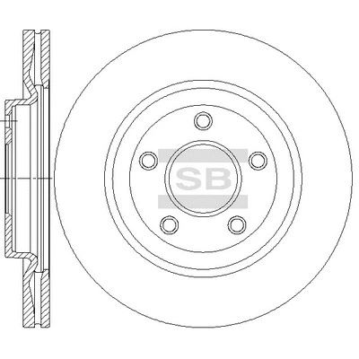 Disque de frein Hi-Q SD4258