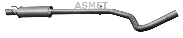 Silencieux central ASMET 16.094