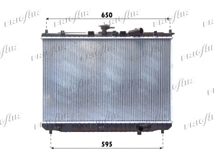 Radiateur, refroidissement du moteur FRIGAIR 0133.3025
