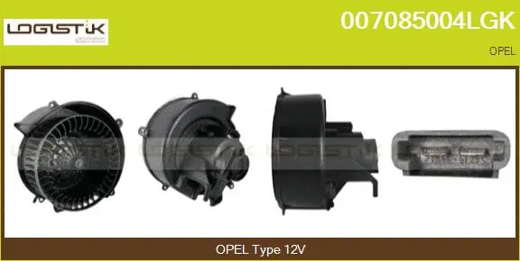 Pulseur d'air habitacle LGK 007085004LGK