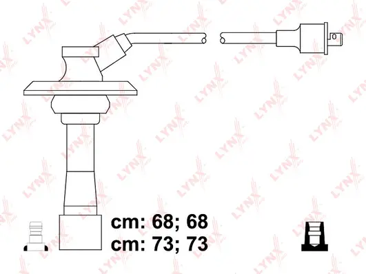 Kit de câbles d'allumage LYNXAUTO SPC7110