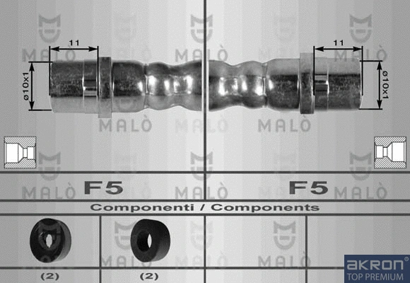 Flexible de frein AKRON-MALÒ 8972
