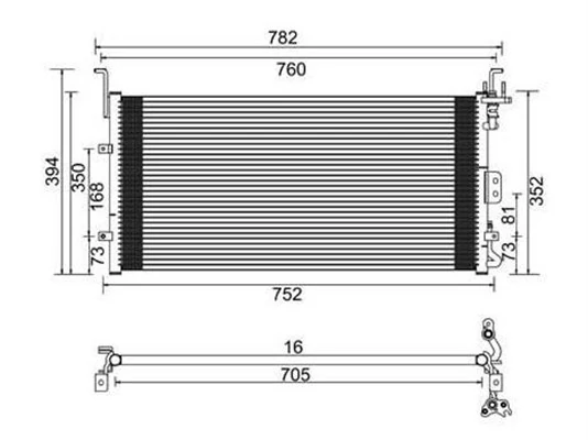 Condenseur, climatisation MAGNETI MARELLI 359003220880