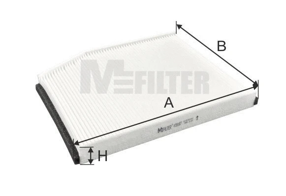 Filtre, air de l'habitacle MFILTER K 9187