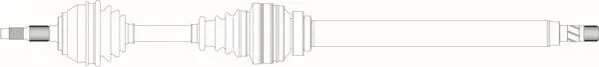 Arbre de transmission GENERAL RICAMBI VO3020