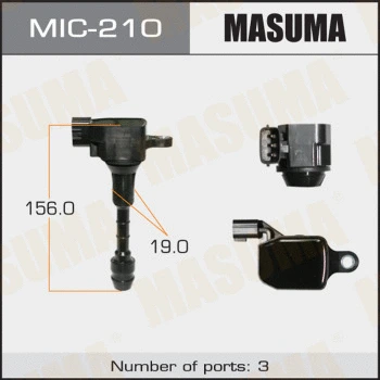 Bobine d'allumage MASUMA MIC-210