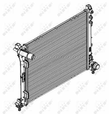 Radiateur, refroidissement du moteur NRF 58428