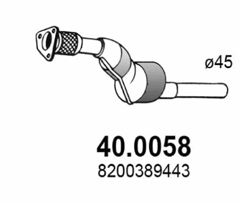 Catalyseur ASSO 40.0058