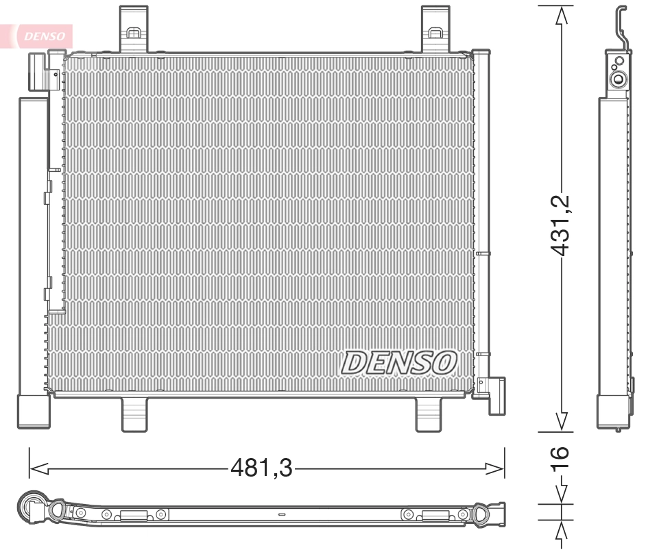 Condenseur, climatisation DENSO DCN32023
