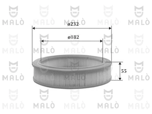 Filtre à air AKRON-MALÒ 1500133