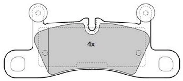 Kit de plaquettes de frein, frein à disque FREMAX FBP-1849