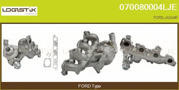 Turbocompresseur, suralimentation LGK 070080004LJE