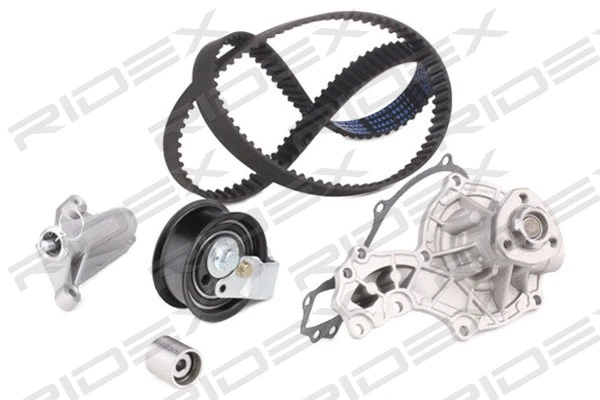 Pompe à eau + kit de courroie crantée RIDEX 3096W0240