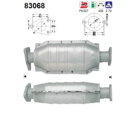 Catalyseur AS 83068