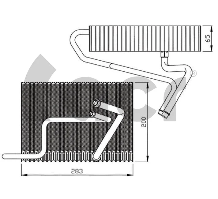 Évaporateur climatisation ACR 310166