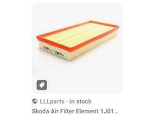 Filtre à air ZPY 1J0129620