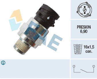 Pressostat, charge maximale sur l'essieu FAE 18119
