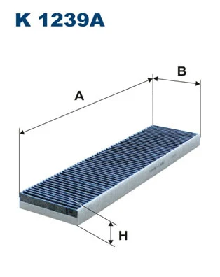 Filtre, air de l'habitacle FILTRON K 1239A