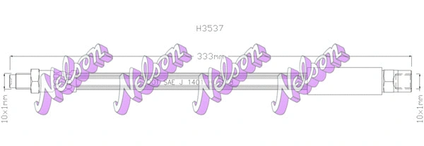 Flexible de frein KAWE H3537