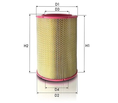Filtre à air TECNECO FILTERS AR503i