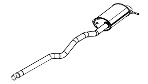 Silencieux arrière Vellerand 14431