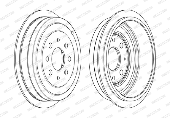 Tambour de frein FERODO FDR329809