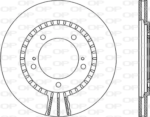 Disque de frein OPEN PARTS BDR1868.20