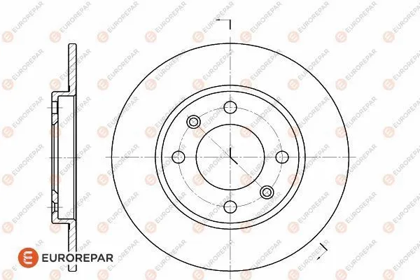 Disque de frein EUROREPAR 1618860980