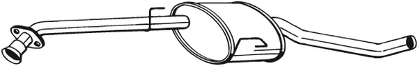 Silencieux central KLOKKERHOLM 283-753