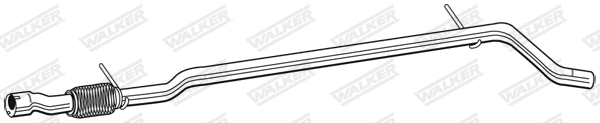 Tuyau d'échappement WALKER 07918