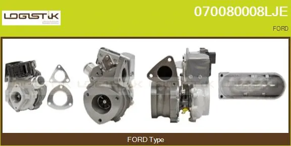 Turbocompresseur, suralimentation LGK 070080008LJE