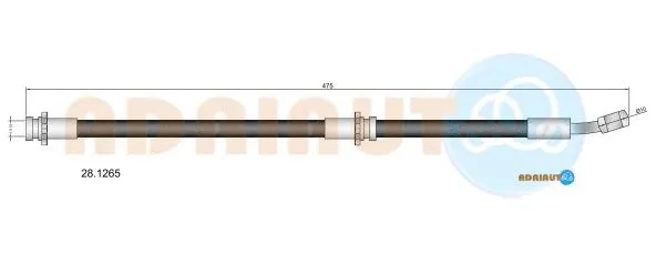 Flexible de frein ADRIAUTO 28.1265