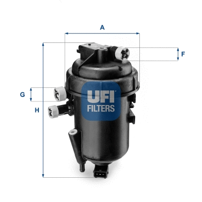 Filtre à carburant UFI 55.112.00