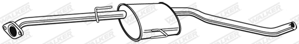 Silencieux central WALKER 22572